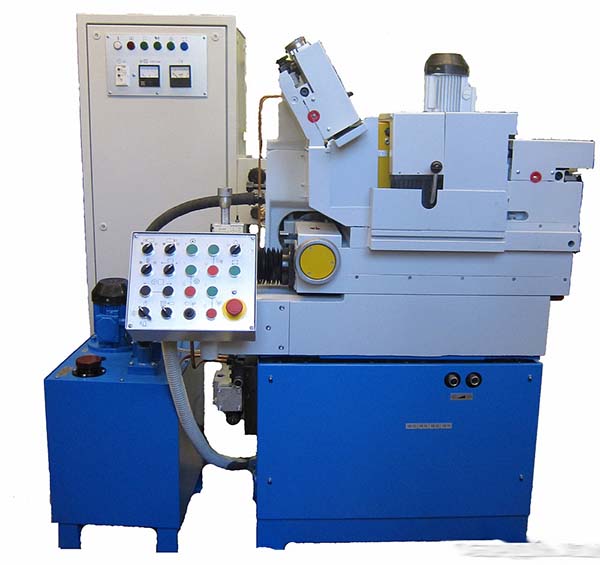 Загальний вигляд круглошліфувального верстата безцентрового 3Е180В Загальний вигляд круглошліфувального верстата безцентрового 3Е180В